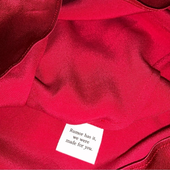 NWT Rumored Low Tide Maxi Slip Dress M Chili Pepper Red Dutchess Formal Long - Picture 5 of 10